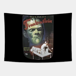 Frankenstein (1931) German Movie Poster Tapestry