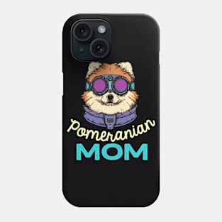 Pomeranian Mom Vintage Dog Owner Retro Dog Mother Phone Case