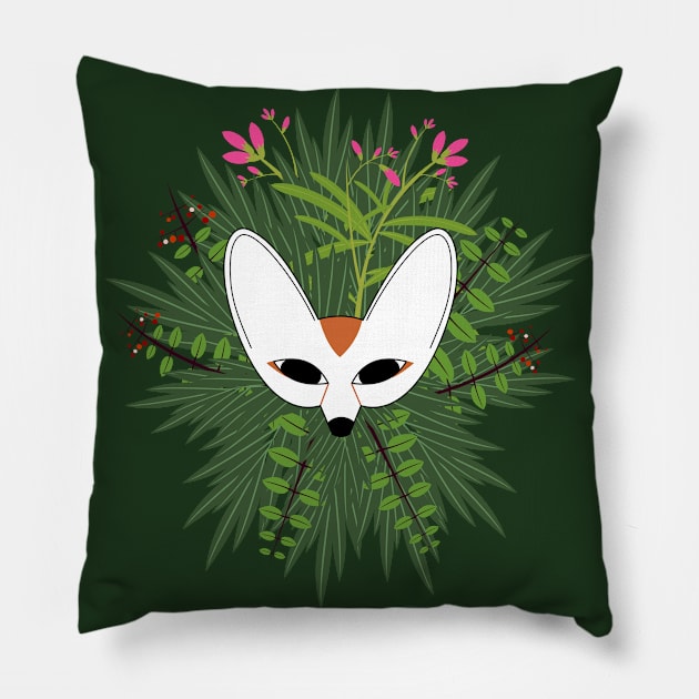 Fennec fox Pillow by kourai