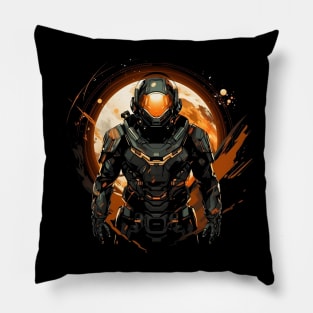 Martian Marine - Mars - Sci-fi Pillow