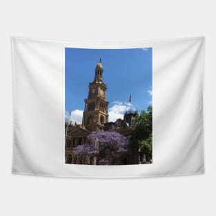 The Town Hall Clock Tower Tapestry