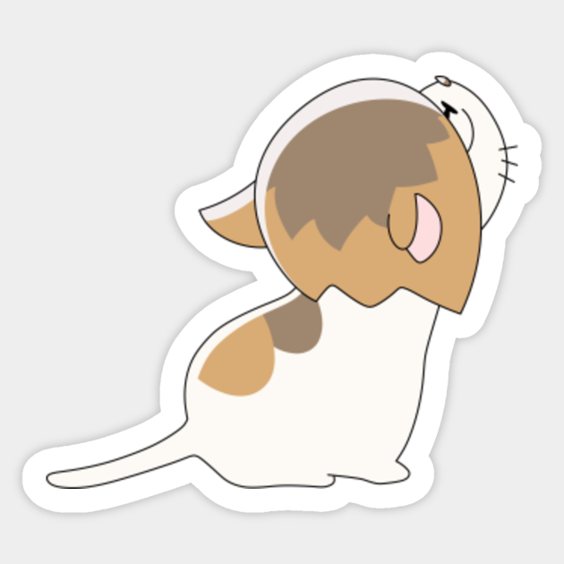 Chibi Cat Kenma Haikyuu Sticker Teepublic Kenma milk sticker by itskisaa. chibi cat kenma