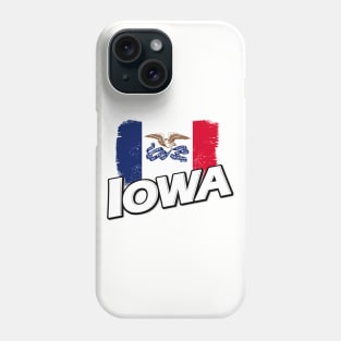 Iowa flag Phone Case