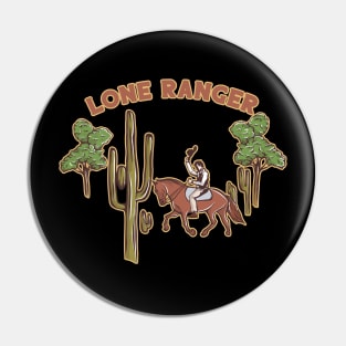 Lone Ranger Without Background Artwork Pin