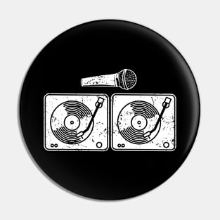 2 Turntables and a Microphone Pin