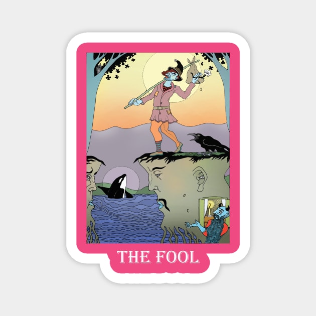 Tarot The Fool Magnet by christoph