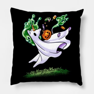 Boonicorn - Cute Ghost Unicorn with Candy Pillow