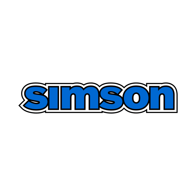 Simson logo (blue) by GetThatCar