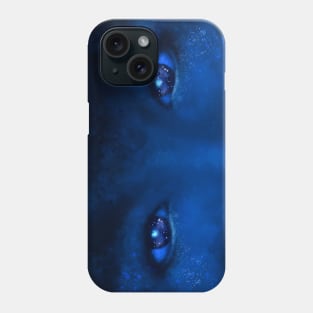 Moon in eyes Phone Case