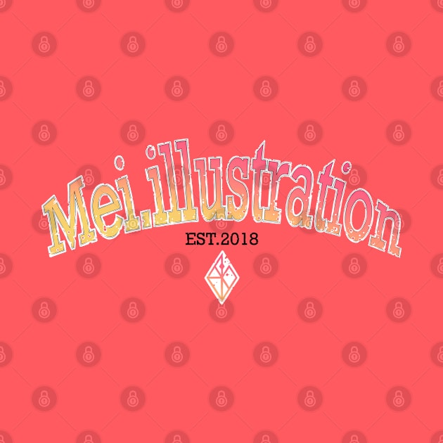 old school Mei.illustration logo by Mei.illustration