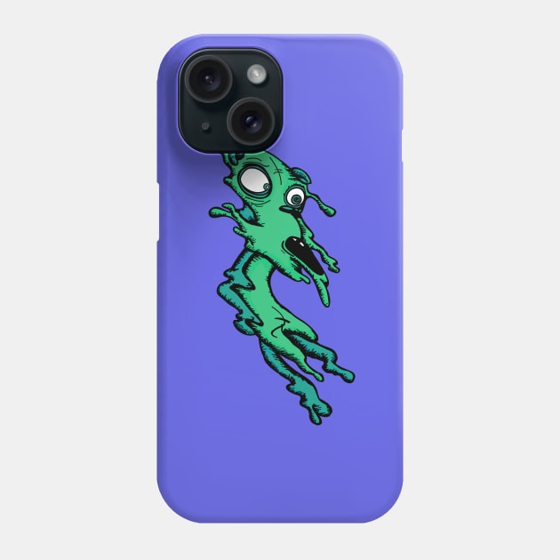 Splat bear two green Phone Case by Bear Crump