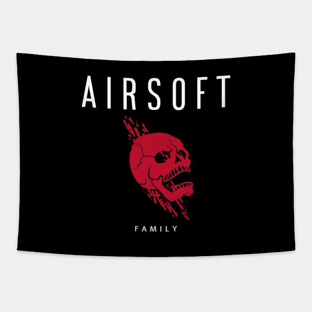 Airsoft Family - Skull Tapestry by Airsoft_Family_Tees