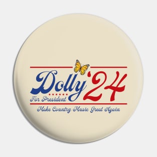 Dolly Parton 2024 For President Pin