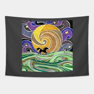 Lavender Run Tapestry