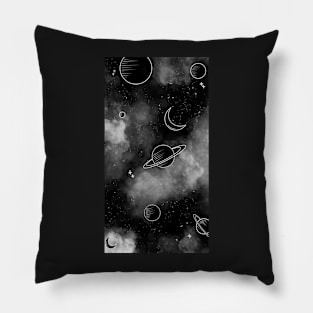 Space hand drawn Pillow