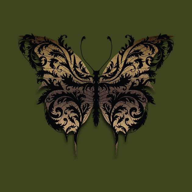 Eartheerian Baroque Butterfly (Brown Version) by AlternativeEnchantments