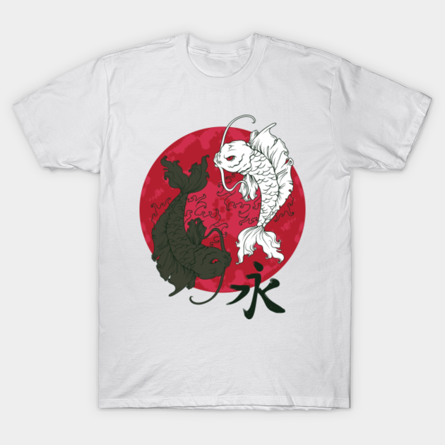 Koi Carp Fish Yin Yang - Koi - T-Shirt