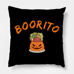 Halloween Burrito Pumpkin Mexican Trick or Treat Pillow