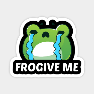 Frogive Me - Cute Frog Pun Magnet