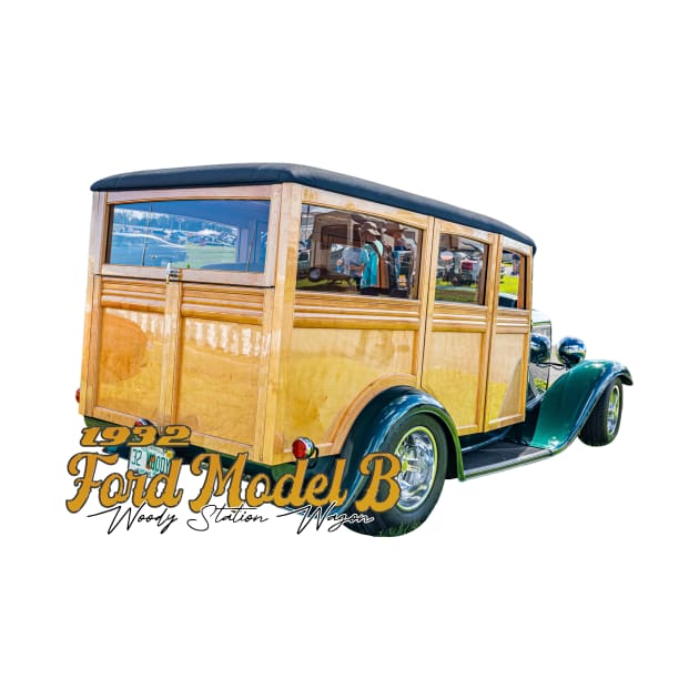 1932 Ford Model B Woody Station Wagon by Gestalt Imagery