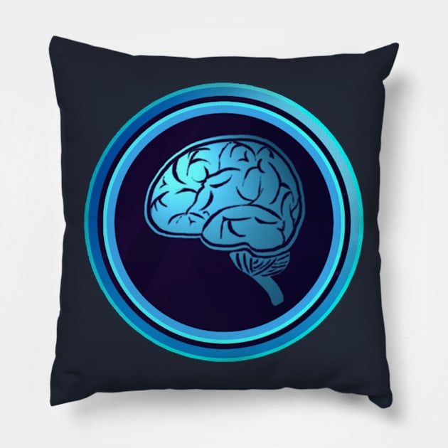Large ExtraSensory Perception Combat logo Pillow by StoneyPhenix