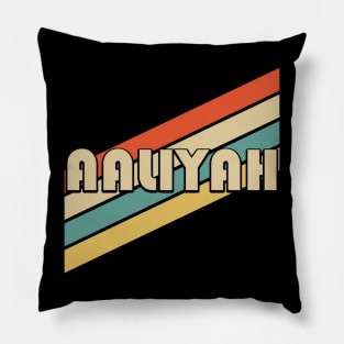 Vintage 80s Aaliyah Personalized Name Pillow