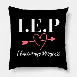 I.E.P I Encourage Progress Pillow