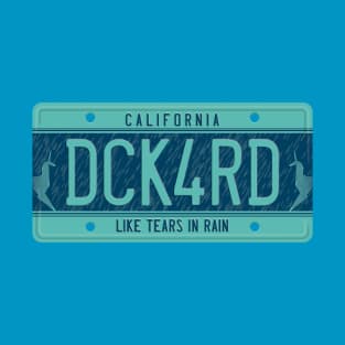 Deckard License Plate T-Shirt