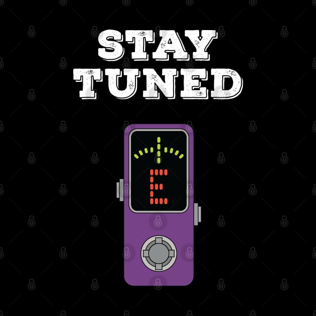 Stay Tuned Purple Pedal Tuner by nightsworthy