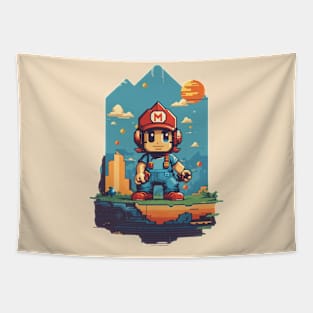 NostalPixel Odyssey Tapestry