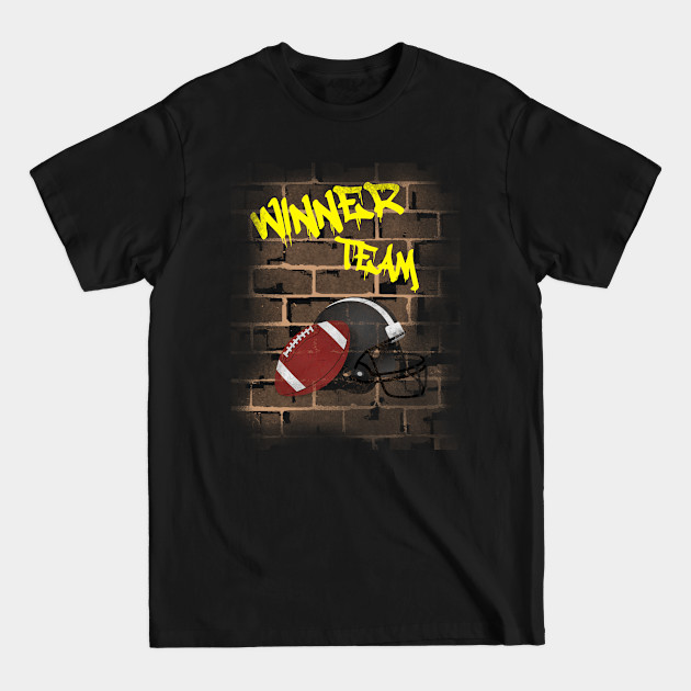 Disover Football Graffiti winner team - Football - T-Shirt