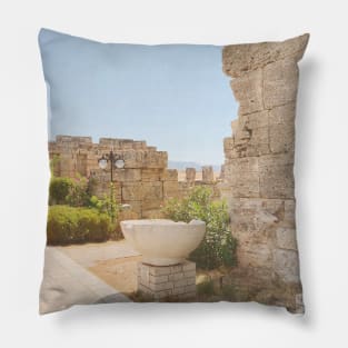 Beautiful Photography from Turkey ancient city historic city Ephesus Theatre Pillow