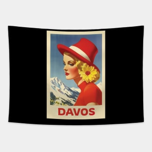 Davos, Switzerland, Poster Tapestry