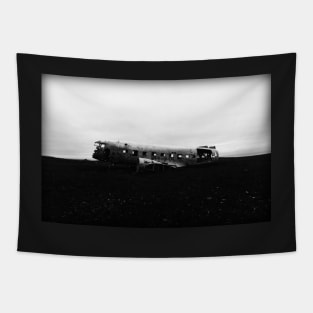 Crashed Airplane Tapestry