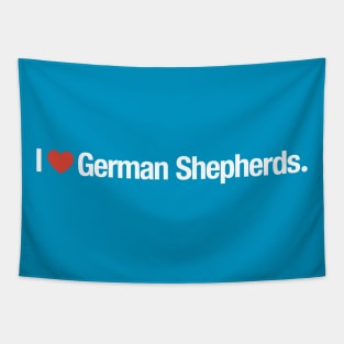 I HEART German Shepherds. Tapestry