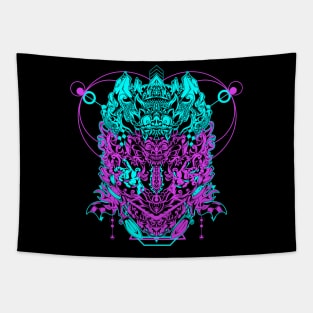 Barong Mask Tapestry