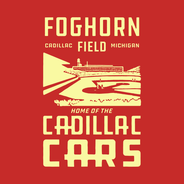 Foghorn Field - Home of the Cadillac Cars (dark version) by Northwoods Baseball Sleep Radio