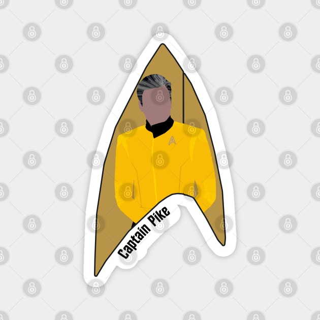 Captain Pike Enterprise Uniform Magnet by Sutilmente