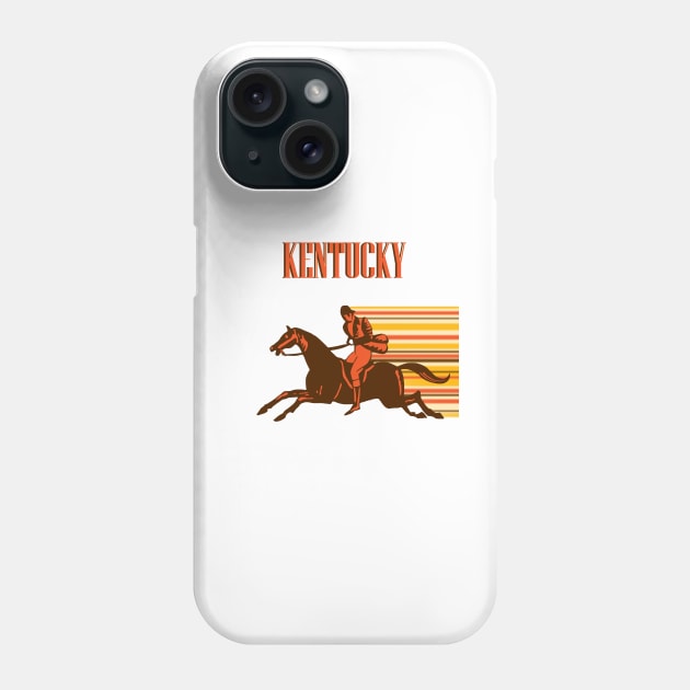 Kentucky Derby Horse Raicing Phone Case by Fersan