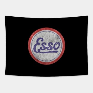 esso distressed vintage logo Tapestry