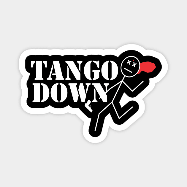 Tango Down Magnet by ZombieNinjas