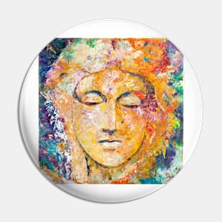 Ancient Style Portrait Pin