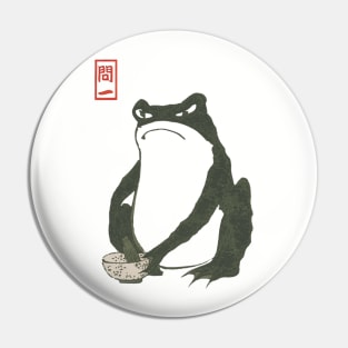 Cottagecore Japanese Aesthetic Frog Pin