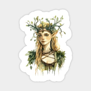Rustic Cottagecore Dryad Magnet