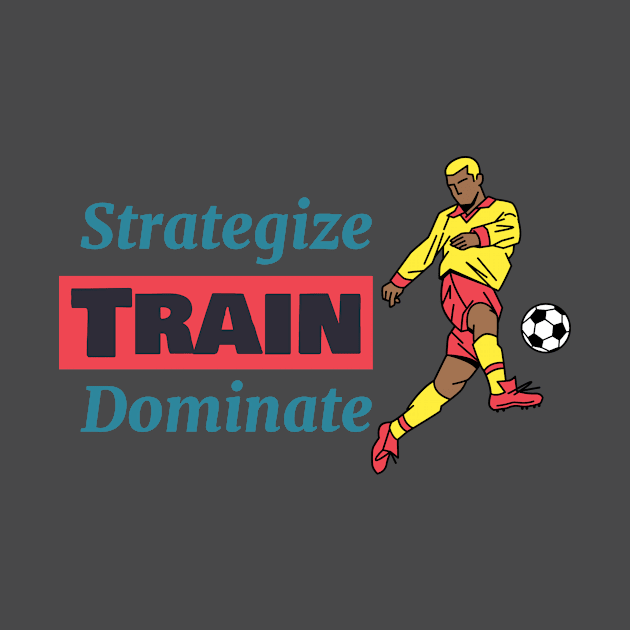 Strategize, train, dominate – Soccer Coach, the architect of winning strategies! by 4evercooldesigns