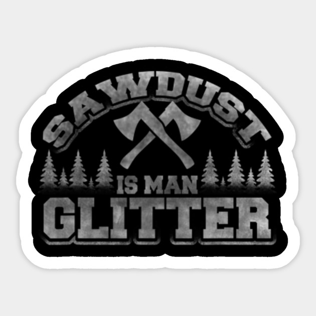 Boys Girls Sawdust is Man Glitter Teen Youth Hoodies Black