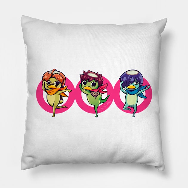 Sarazanmai trio Pillow by OkiComa