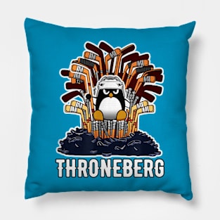 The throneberg penguin Pillow