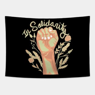 In Solidarity BLM Fist Tapestry