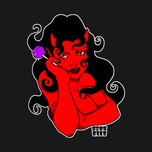 Lollipop Demon Girl T-Shirt